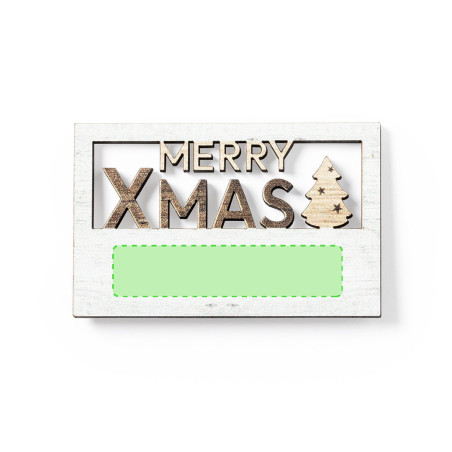 Magnet de Noël publicitaire Lambet 