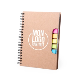Carnet à spirales avec...