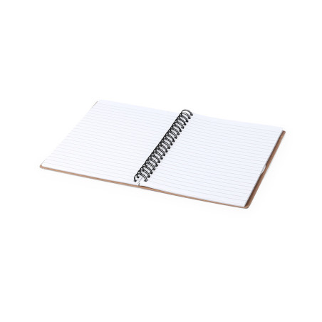 Carnet à spirales avec notes adhésives Tiblan 
