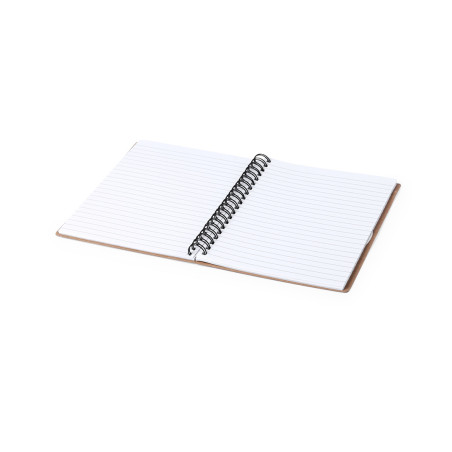 Carnet à spirales avec notes adhésives Tiblan 