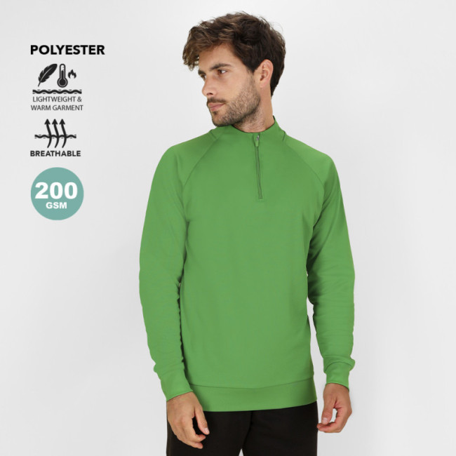 Sweatshirt technique 100% coton Brewer 
