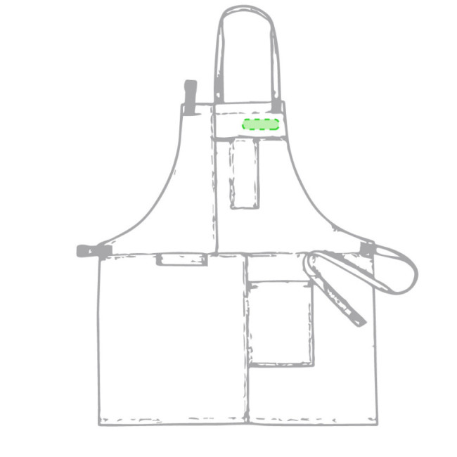 Tablier personnalisé en toile de coton Vurcex 