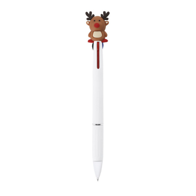 Stylo personnalisé de Noël à 3 encres Trismas 
