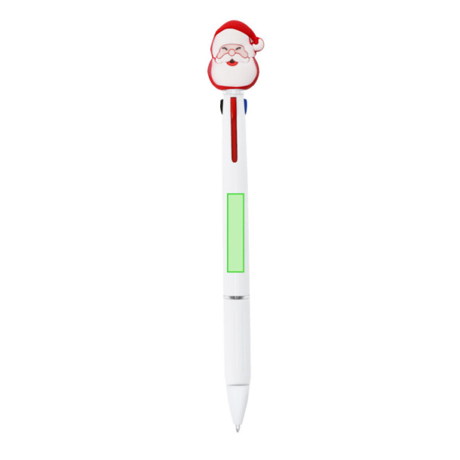 Stylo personnalisé de Noël à 3 encres Trismas 