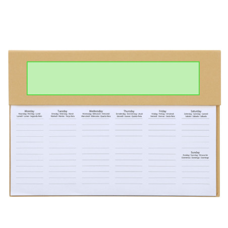 Planificateur hebdomadaire Isan 
