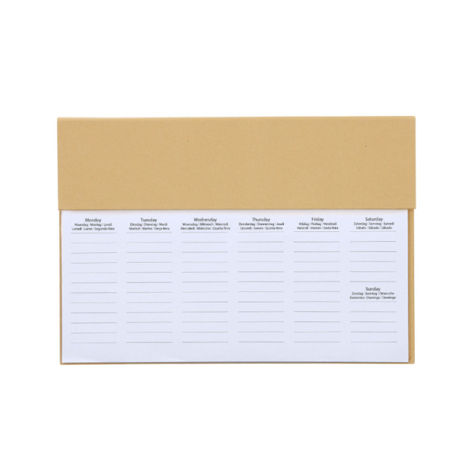 Planificateur hebdomadaire Isan 