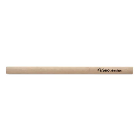 Crayon de charpentier en bois avec règle 14 cm 