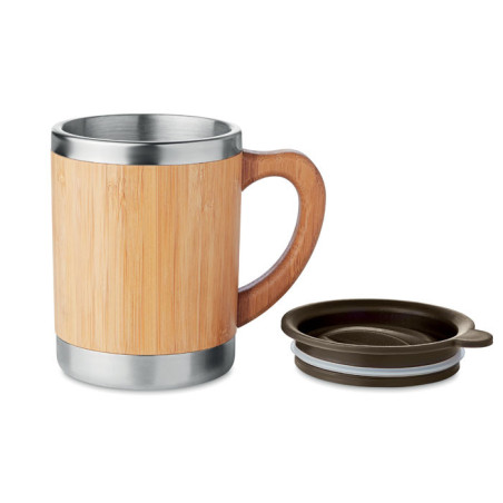 Mug isotherme bambou Mokka 300 ml 