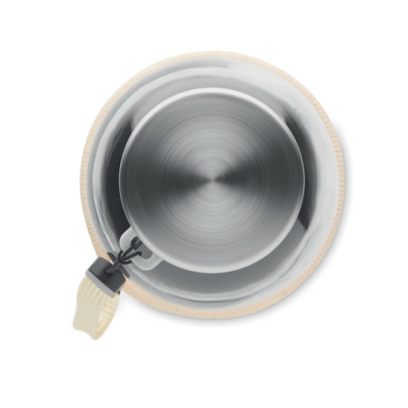 Gourde en verre et toile de jute UTAH 500 ml 