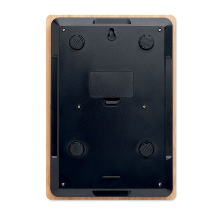 Balance de cuisine publicitaire en bambou Precise 