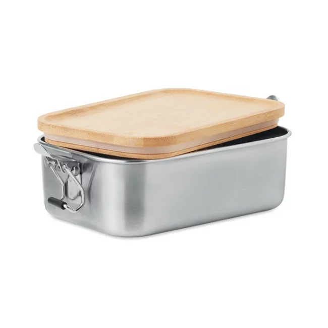Lunch Box en acier et bambou Sonabox 