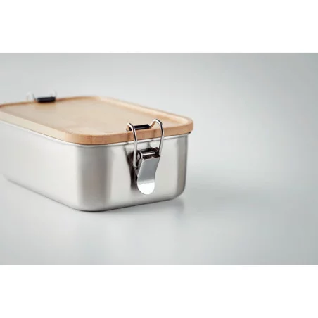 Lunch Box en acier et bambou Sonabox 