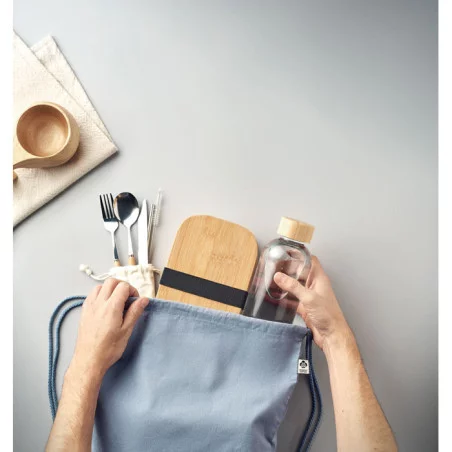 Sac cordon en coton bio Yuki Colour 