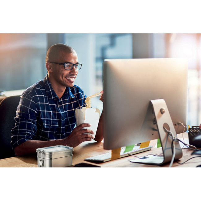 Lunch box acier personnalisable double 