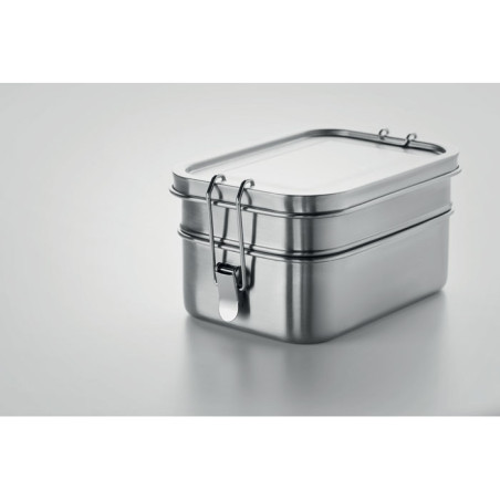 Lunch box acier personnalisable double 