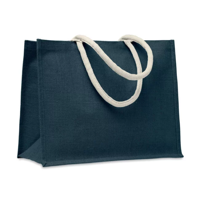 Sac shopping publicitaire en jute Aura 