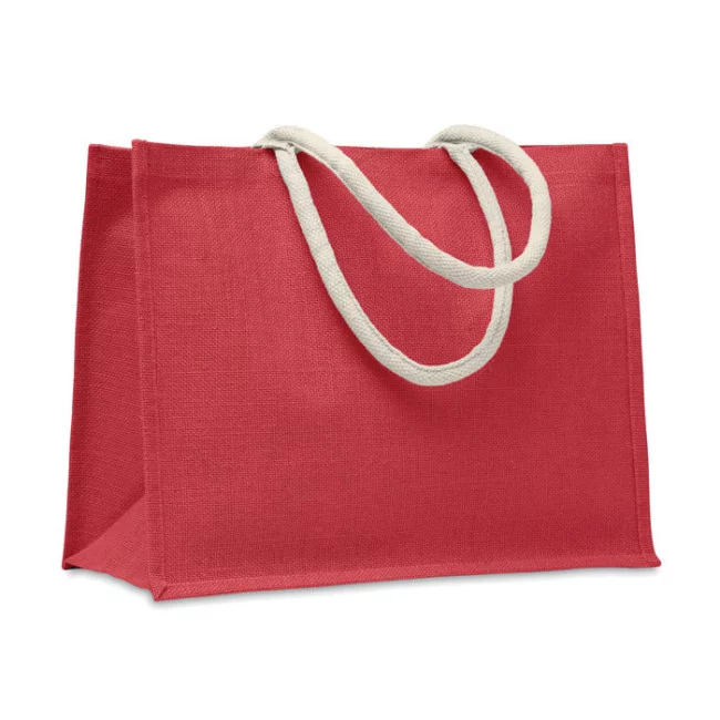 Sac shopping publicitaire en jute Aura 