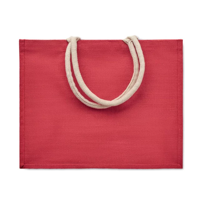 Sac shopping publicitaire en jute Aura 