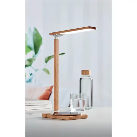 Lampe de bureau personnalisée en bambou Neat 