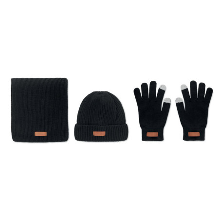 Set de 3 accessoires d'hiver personnalisables 