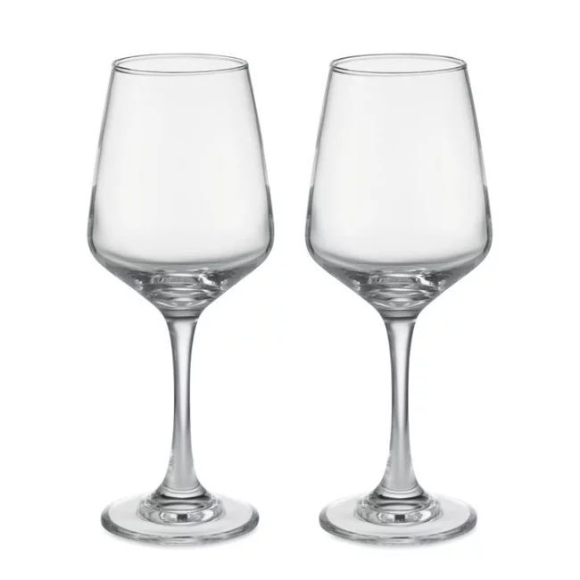 Set verres à vin personnalisables 400 ml 