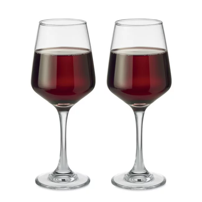 Set verres à vin personnalisables 400 ml 