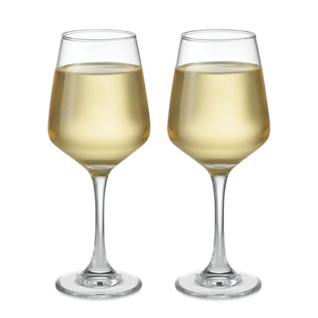 Set verres à vin personnalisables 400 ml 