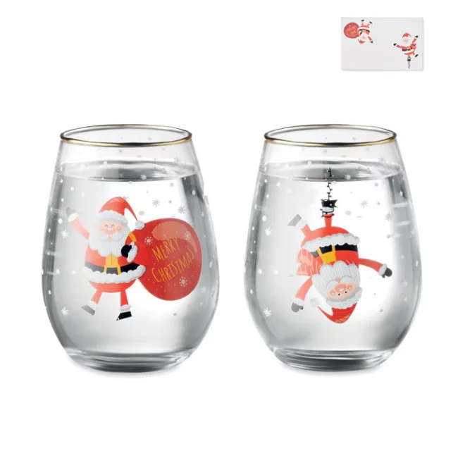 Verre à eau spécial noël 330 ml 