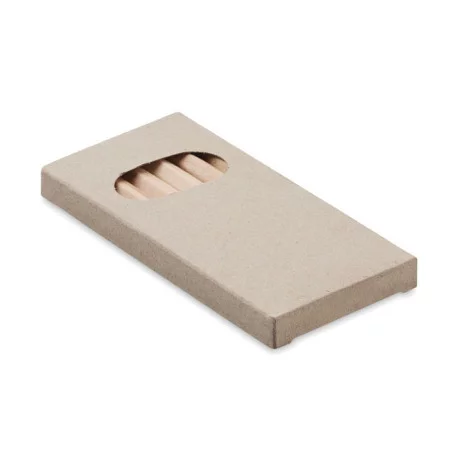 Set de 6 crayons de couleurs Abigail 