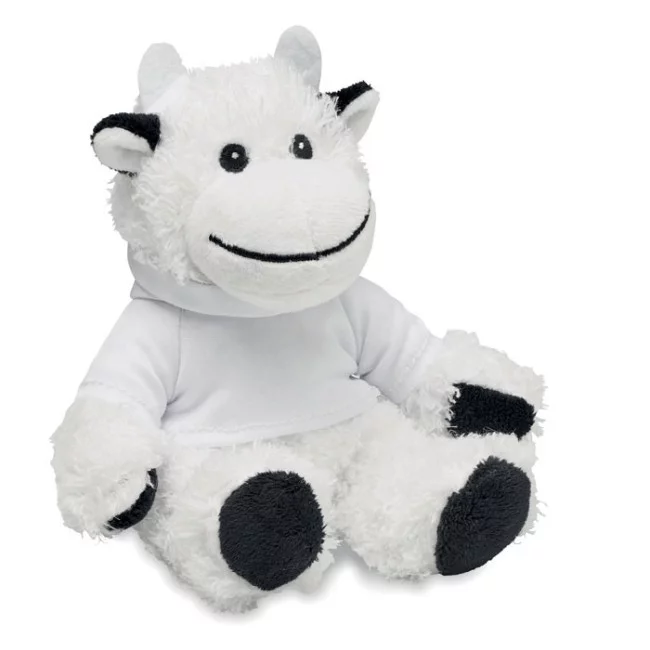 Vache en peluche publicitaire Manny 