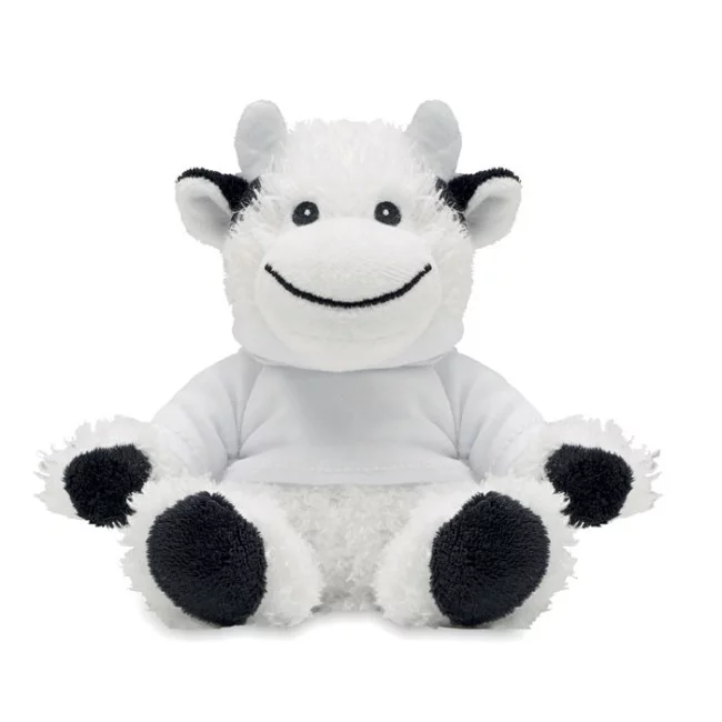 Vache en peluche publicitaire Manny 