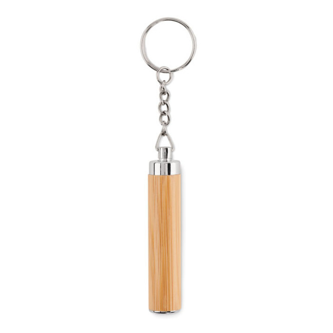 Porte-clés mini lampe torche bambou PIANTI 
