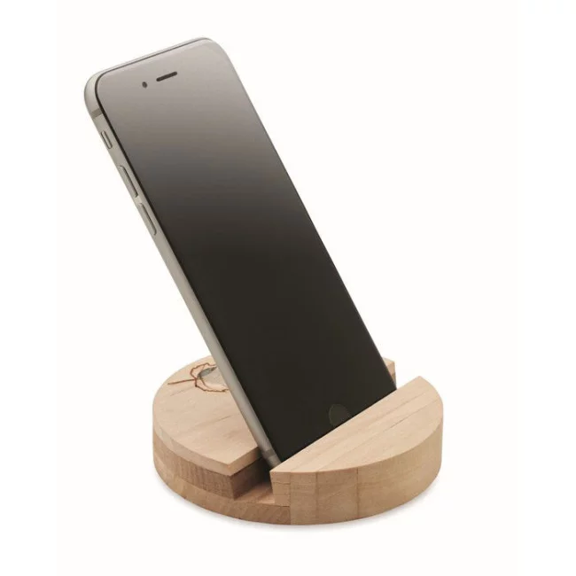 Support de téléphone en bouleau Grow Round Stand 