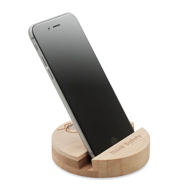 Support de téléphone en bouleau Grow Round Stand 