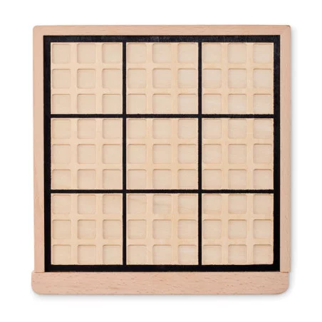 Sudoku publicitaire en bois 