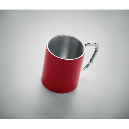 Mug en inox mousqueton color Trumba 300 ml 