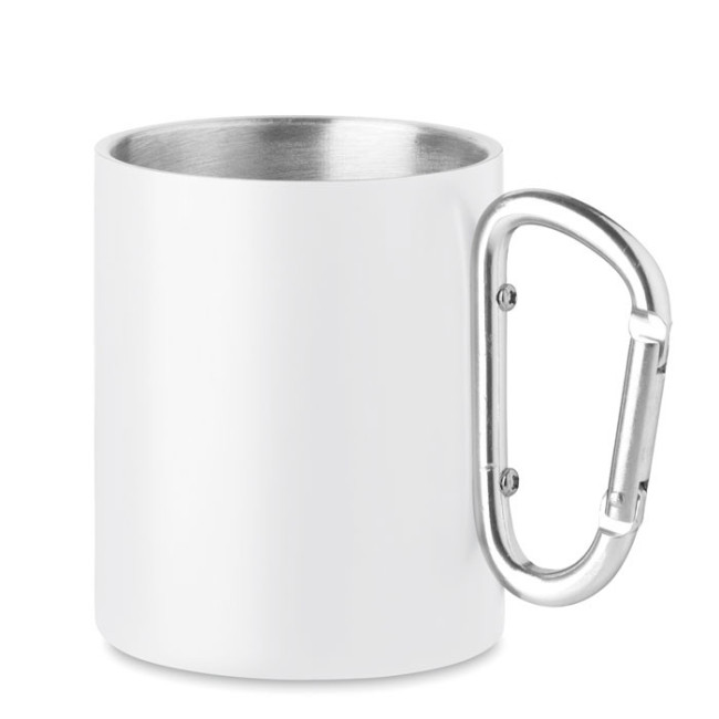 Mug en inox mousqueton color Trumba 300 ml 