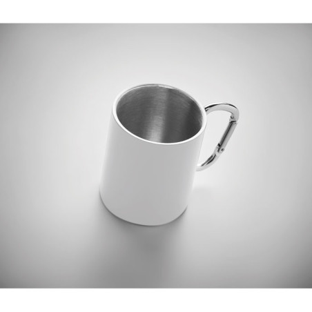 Mug en inox mousqueton color Trumba 300 ml 