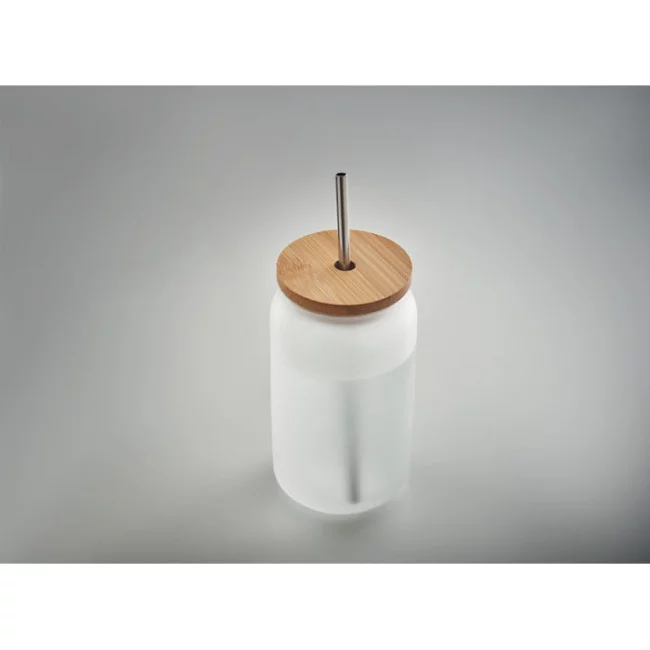 Gobelet en verre et bambou Jarblim 400 ml 