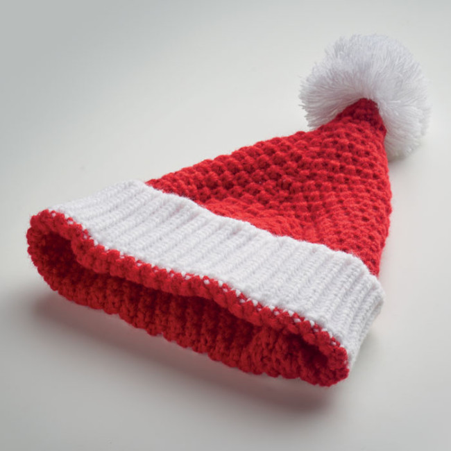 Bonnet de père Noël tricoté Auriga 