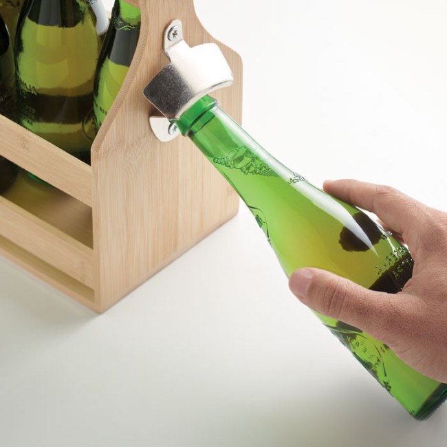 Caisse pour 6 bouteilles de bières Cabas 