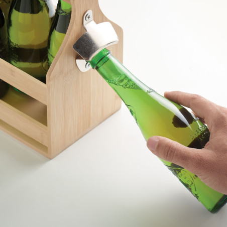 Caisse pour 6 bouteilles de bières Cabas 