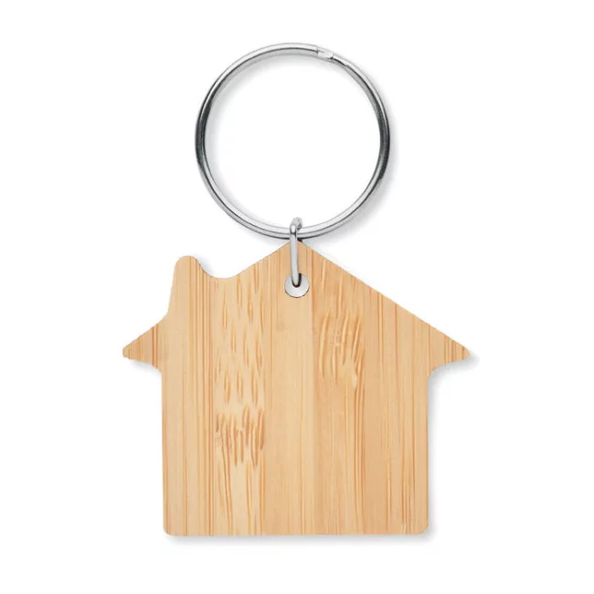 Porte-clés maison en bambou Houseboo 