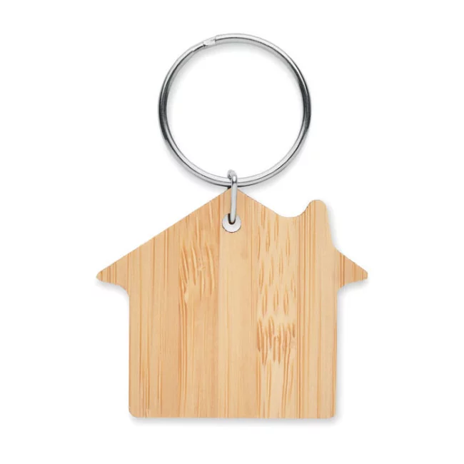 Porte-clés maison en bambou Houseboo 