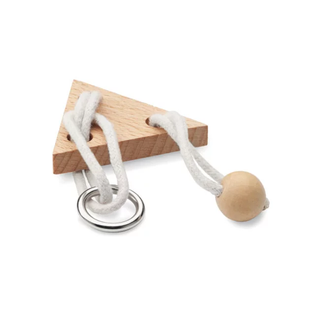 Casse-tête triangulaire en bois Nerve 