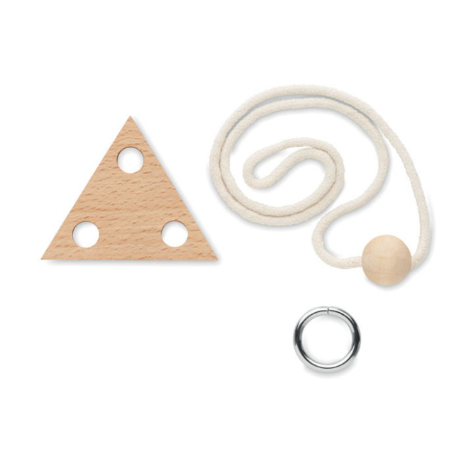 Casse-tête triangulaire en bois Nerve 