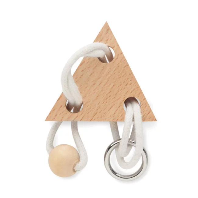 Casse-tête triangulaire en bois Nerve 