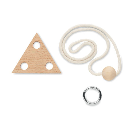 Casse-tête triangulaire en bois Nerve 