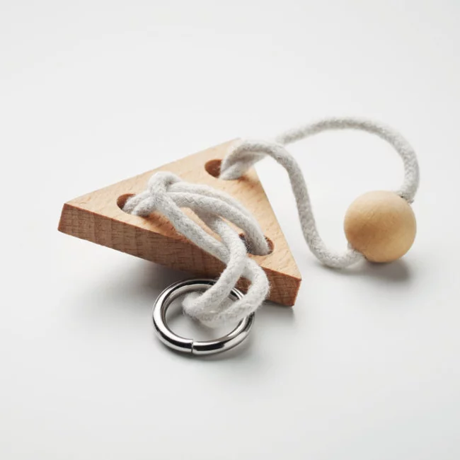 Casse-tête triangulaire en bois Nerve 