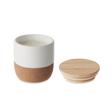 Bougie personnalisée dans un pot en grès Menkaure 